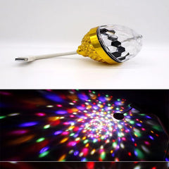 七彩旋轉mini魔球氛圍燈(USB)Rainbow Rotating Mini Magic Ball Atmosphere Light (USB)