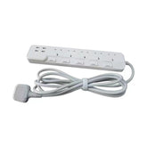 OMNI5位13A連4位USB(4.2A)獨立開關安全拖板 10呎線(3.3m)