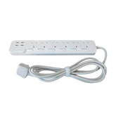 OMNI6位13A連4位USB(4.2A)獨立開關安全拖板 10呎線(3.3m)