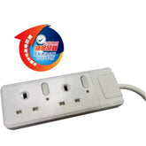 OMNI2位13A連獨立開關安全托板9呎線(3米線)